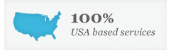 100% USA based services